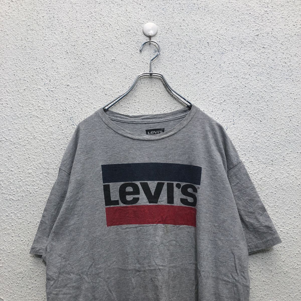 Levi's 半袖 ロゴ Tシャツ XL リーバイス グレー ネイビー レッド ビッグサイズ 古着卸 アメリカ仕入 a603-6703_画像2