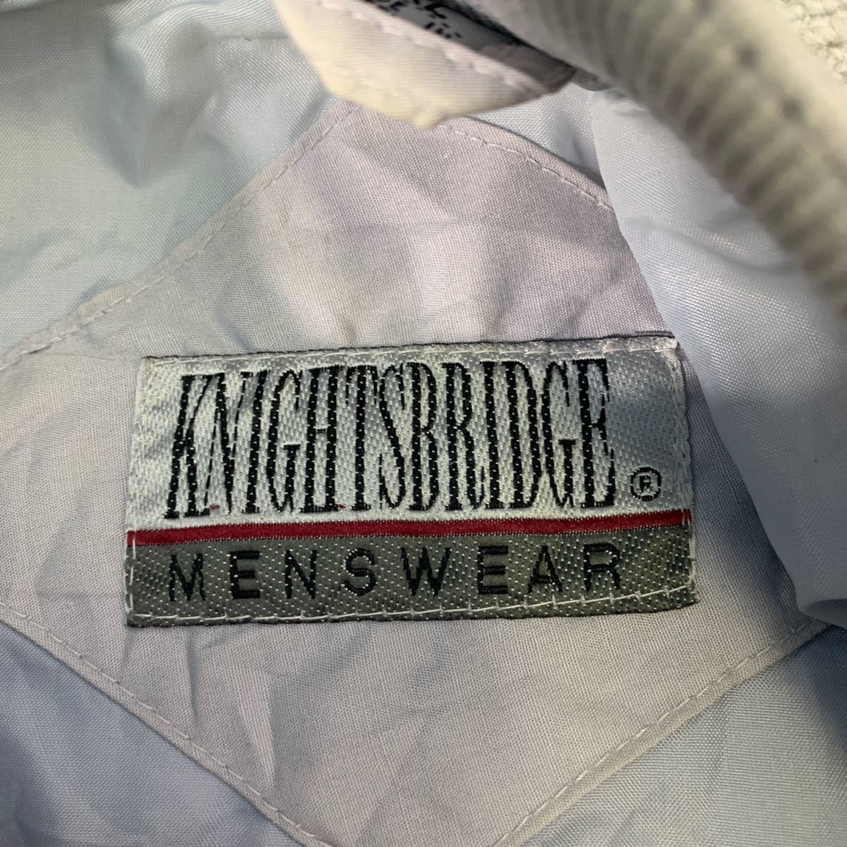 KNIGHTSBRIDGE ジップアップ ジャケット 2XL ライトグレー ビッグサイズ エポレット 3ポケット 古着卸 アメリカ仕入 a603-5249_画像10