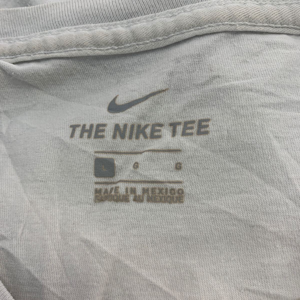 NIKE 半袖 ロゴTシャツ L ホワイト ネイビー レッド ナイキ クルーネック 古着卸 アメリカ仕入 a603-6920_画像8