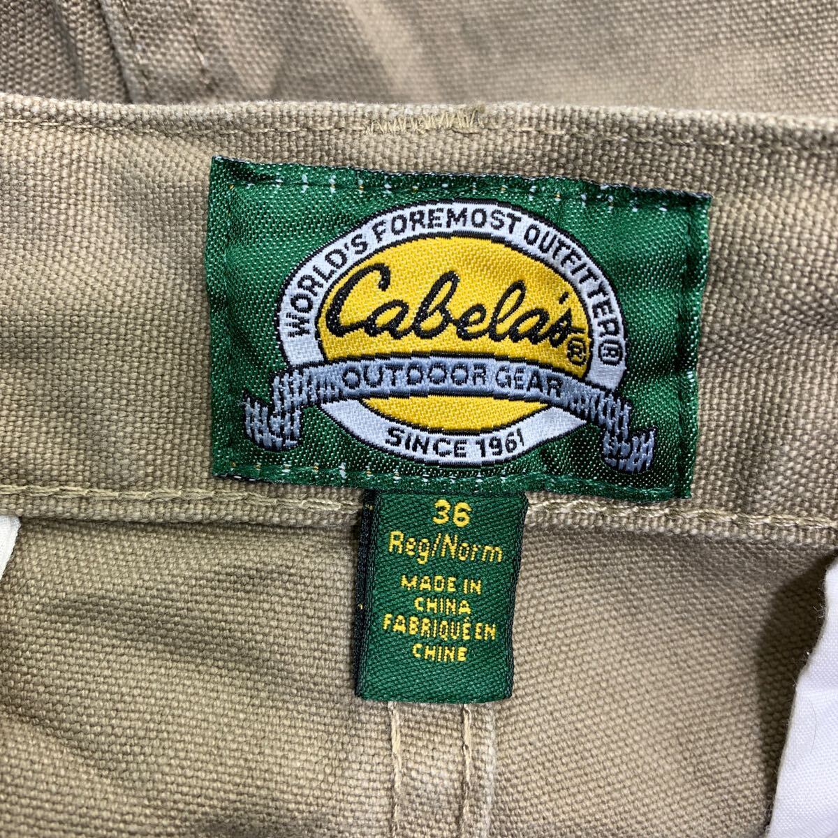 Cabela's ワークパンツ W36 カベラス ハンティングパンツ ビッグサイズ ベージュ 古着卸 アメリカ仕入 2403-741の画像8