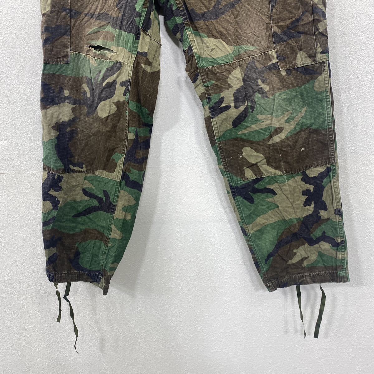  military cargo pants W31 button fly wood Land duck camouflage camouflage old clothes . America buying up 2403-1122