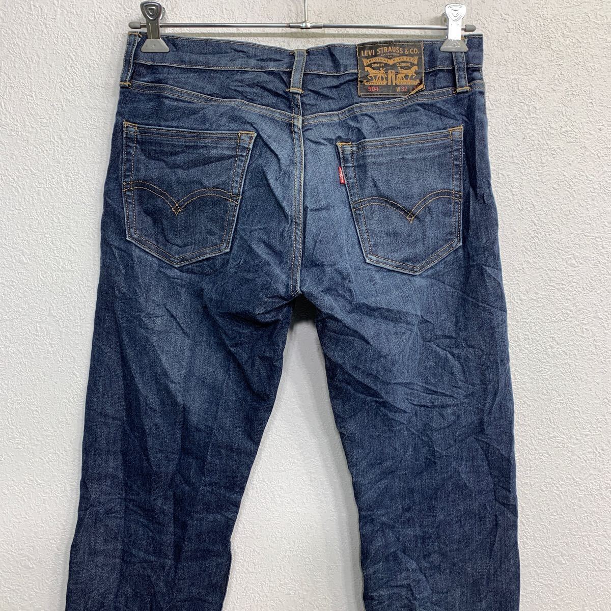 Levi's 504 デニムパンツ W32 リーバイス レギュラーストレート インディゴ 古着卸 アメリカ仕入 2403-765の画像7