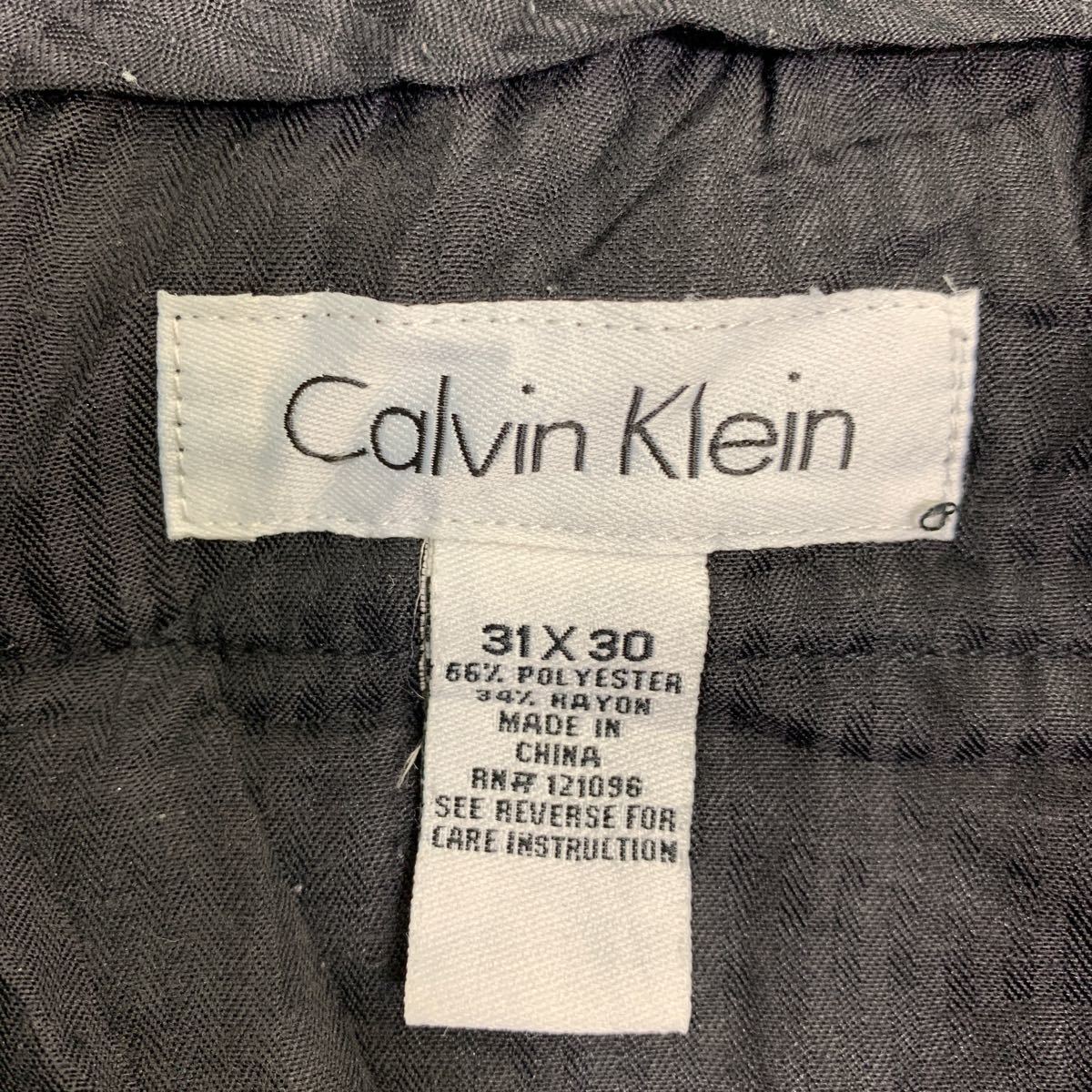 Calvin Klein スラックス W31 カルバンクライン グレー 古着卸 アメリカ仕入 2403-152_画像8