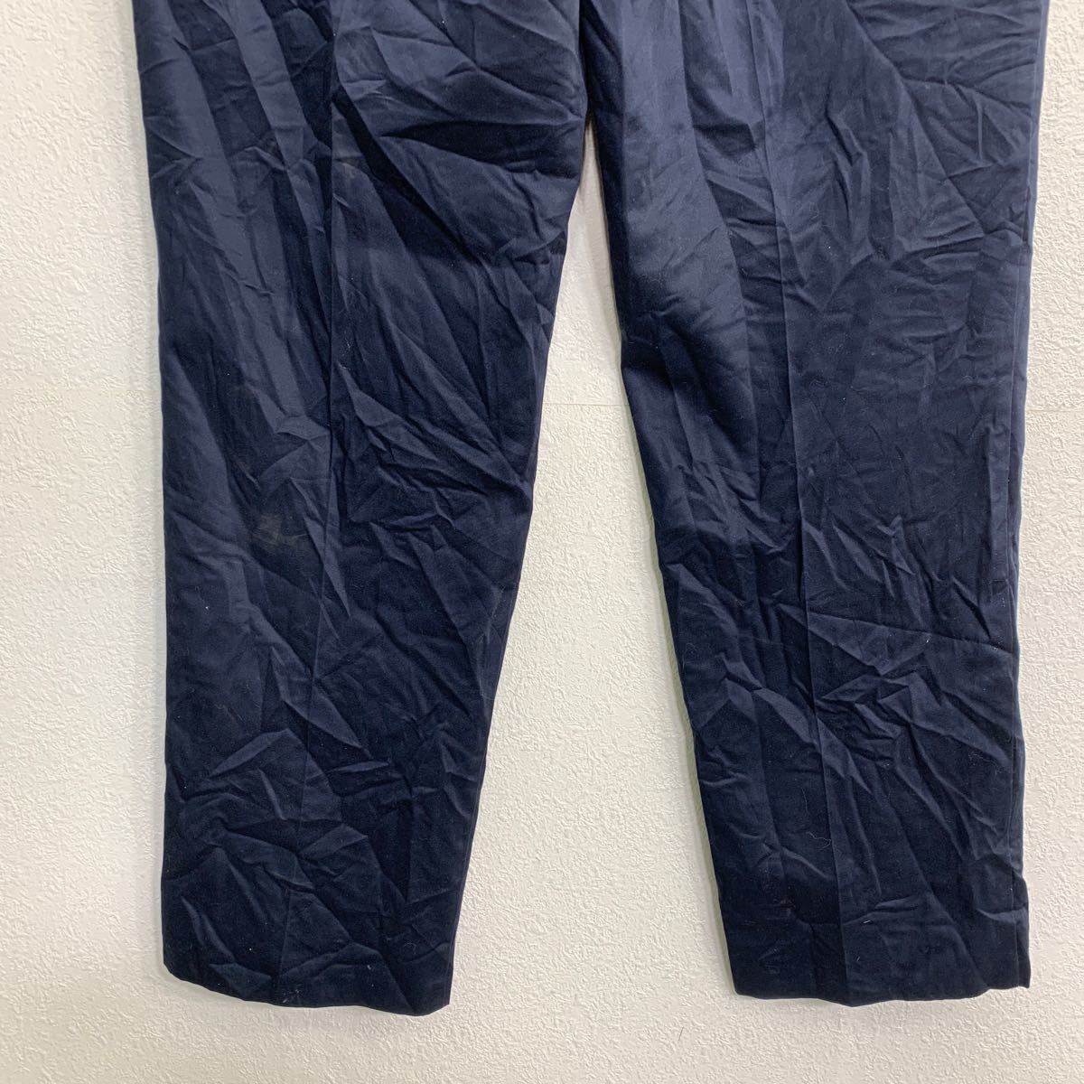 DOCKERS チノパンツ W38 ドッカーズ ビッグサイズ タックパンツ ネイビー コットン 古着卸 アメリカ仕入 2403-138_画像7