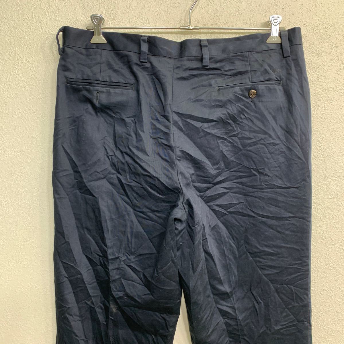 DOCKERS チノパンツ W38 ドッカーズ ビッグサイズ タックパンツ ネイビー コットン 古着卸 アメリカ仕入 2403-138_画像6