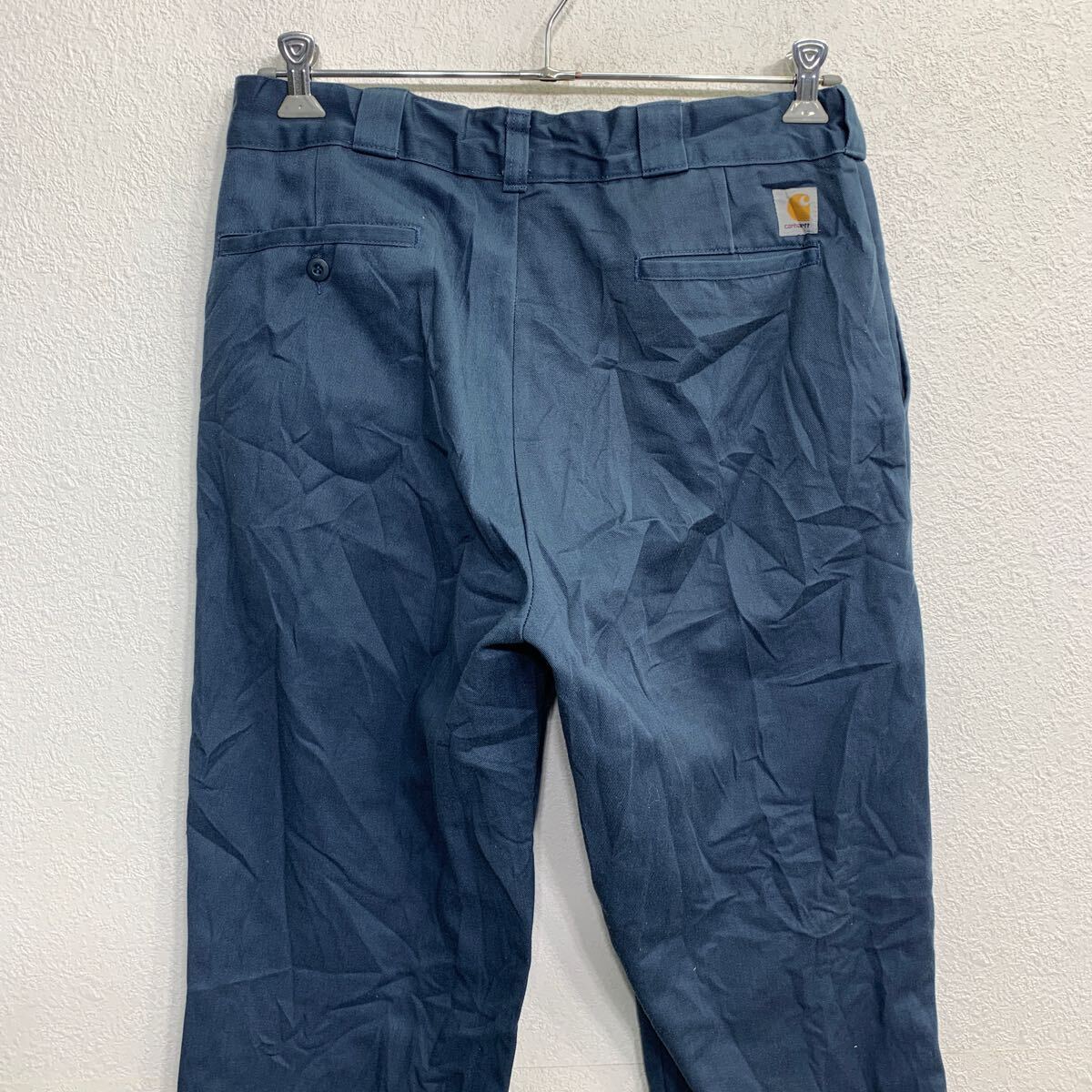 Carhartt ワークパンツ W35 カーハート ネイビー 古着卸 アメリカ仕入 2403-788_画像5