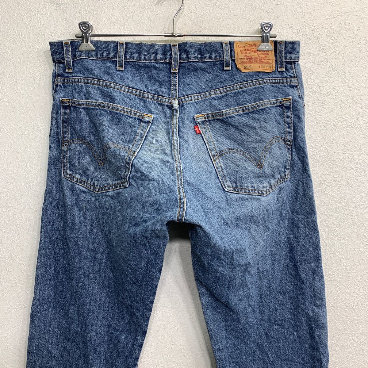 Levi's 517 デニムパンツ W38 リーバイス ブーツカット ビッグサイズ ブルー コットン メキシコ製 古着卸 アメリカ仕入 2403-38_画像5