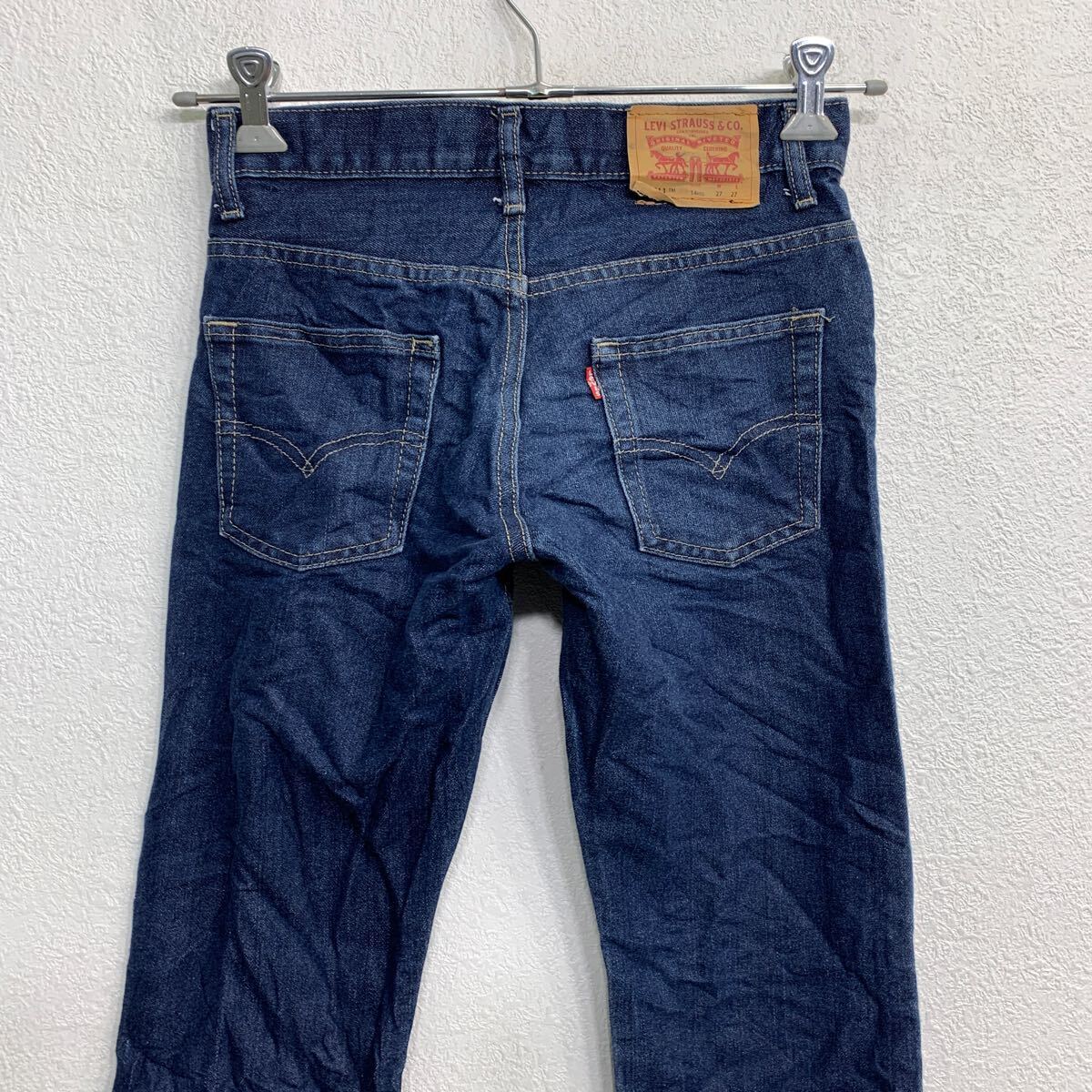 Levi's 511 デニムパンツ W27 リーバイス レディース スリム インディゴ 古着卸 アメリカ仕入 2403-313_画像5