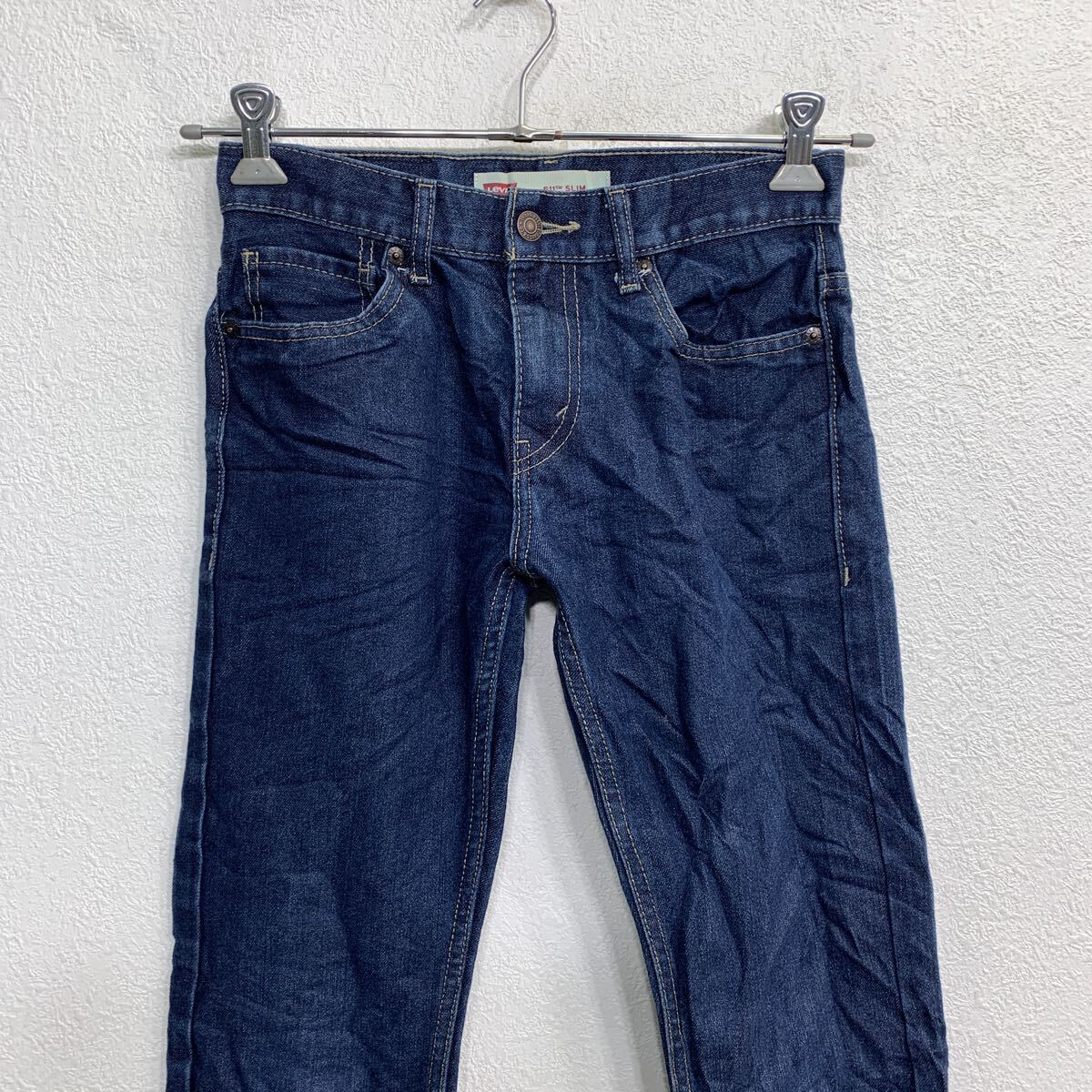 Levi's 511 デニムパンツ W27 リーバイス レディース スリム インディゴ 古着卸 アメリカ仕入 2403-313_画像2