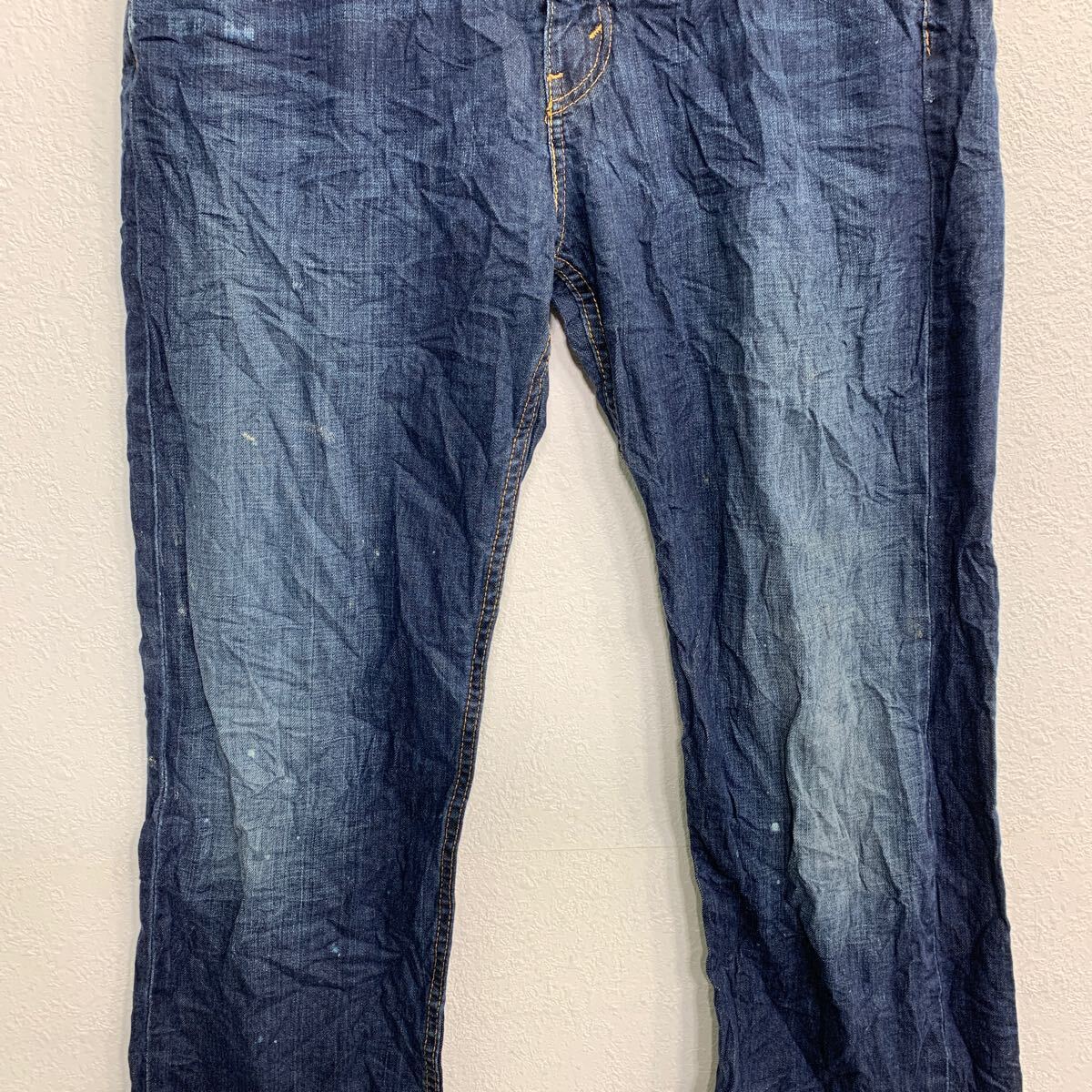 Levi's 569 デニムパンツ W34 リーバイス ルーズストレート インディゴ コットン メキシコ製 古着卸 アメリカ仕入 2403-643_画像4