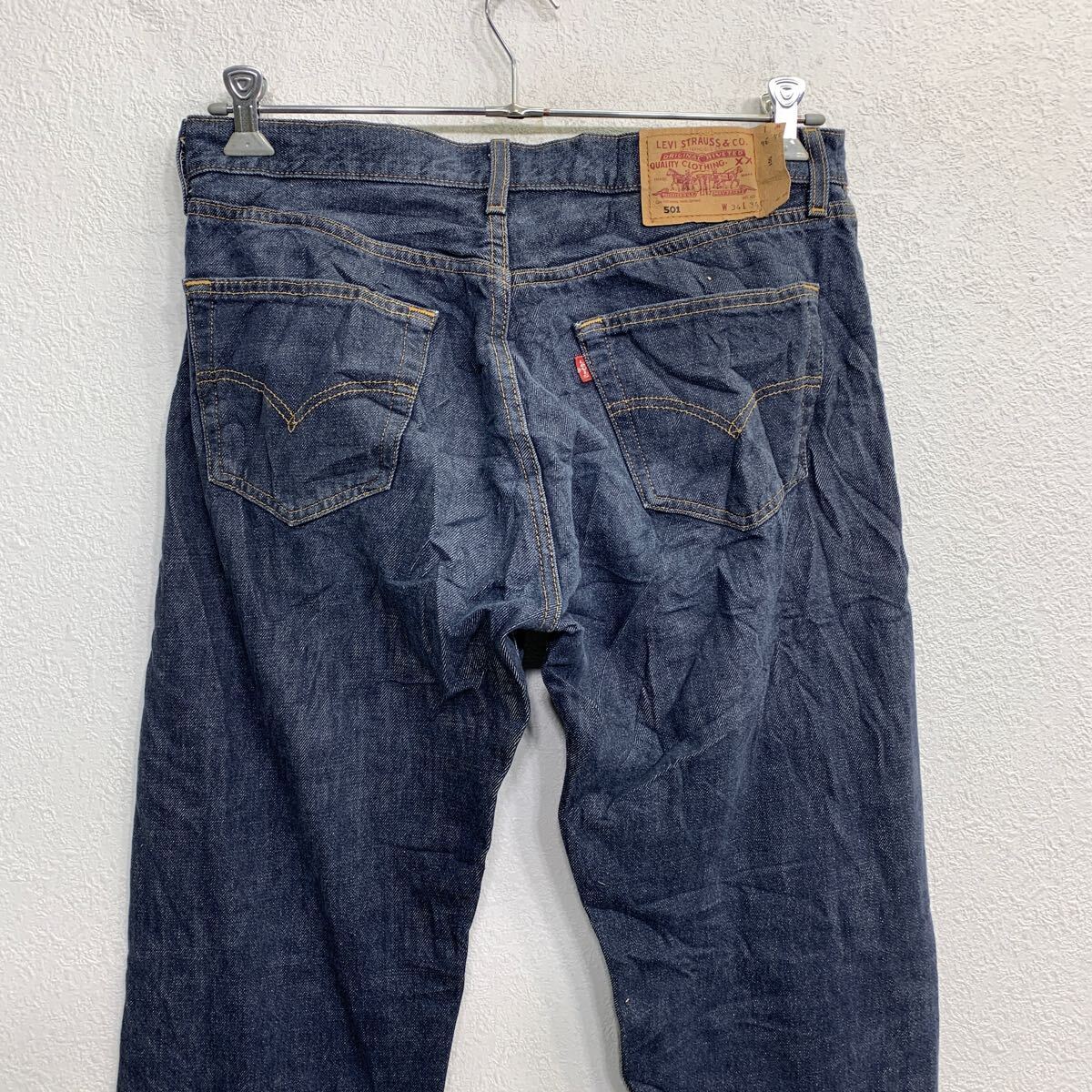 Levi's 501 デニムパンツ W34 リーバイス ボタンフライ インディゴ コットン 古着卸 アメリカ仕入 2404-98_画像5