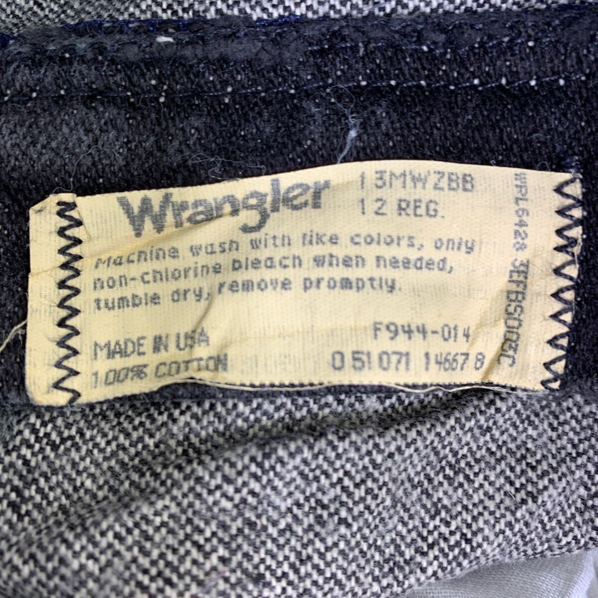 Wrangler カウボーイ ロングパンツ W26 ラングラー レディース ブラック コットン USA製 古着卸 アメリカ仕入 2404-514_画像8