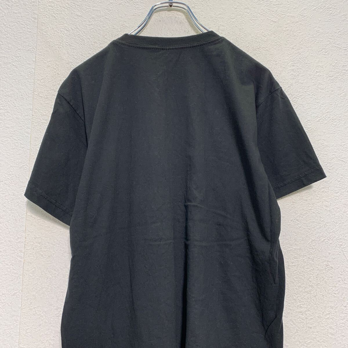 Softex 半袖 プリントTシャツ L ブラック クルーネック VIGAN 古着卸 アメリカ仕入 a604-5921_画像5