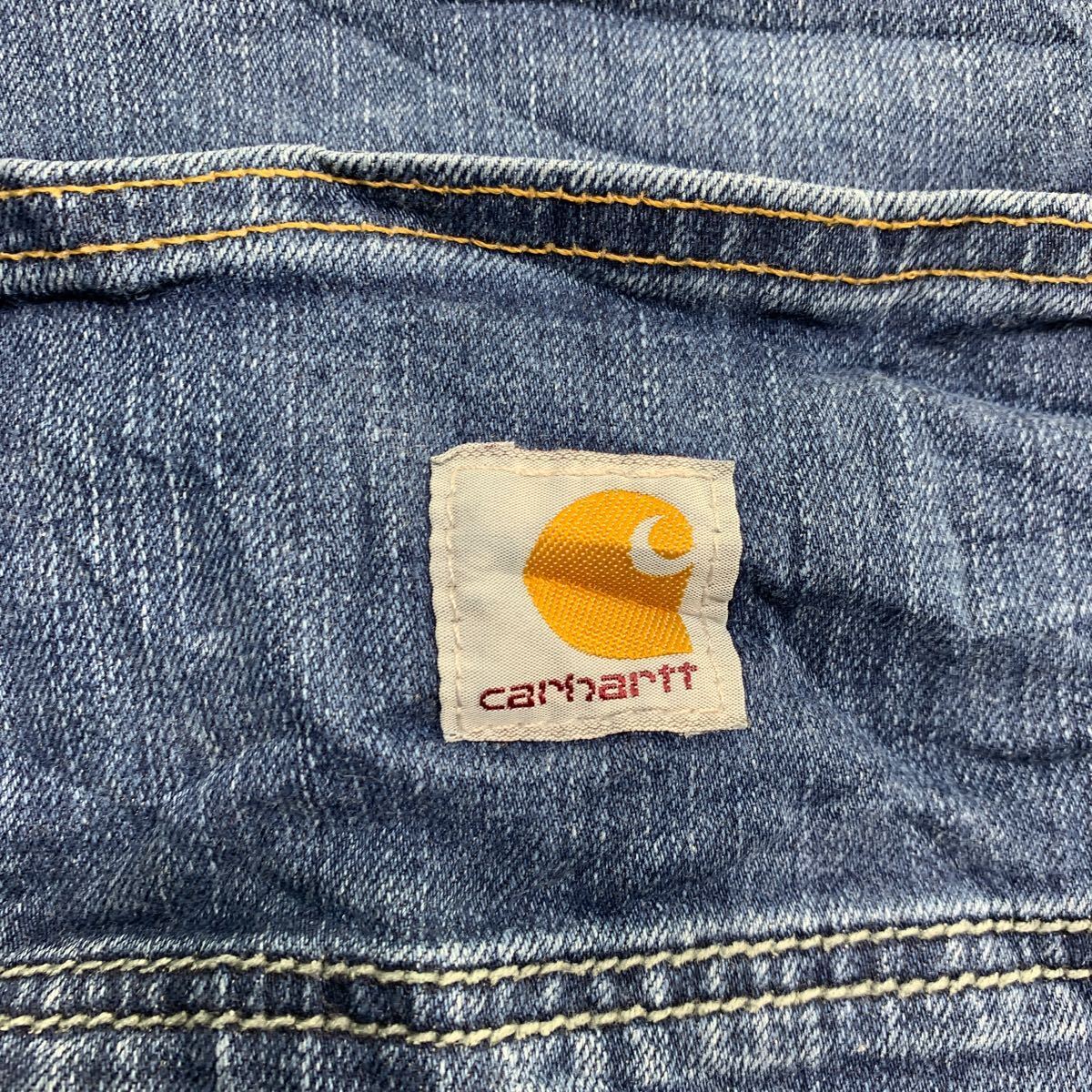 Carhartt デニムペインターパンツ W34 カーハート リラックスフィット ブルー メキシコ製 古着卸 アメリカ仕入 2404-609_画像8