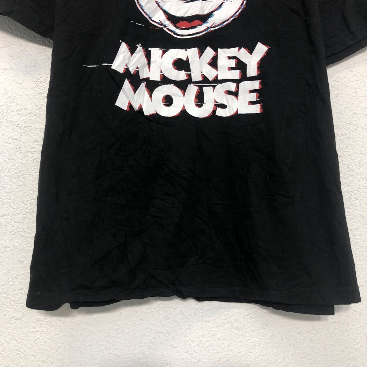 Disney 半袖 ロゴ Tシャツ ディズニー XL ブラック キャラクター ミッキー ビッグサイズ 古着卸 アメリカ仕入 a604-6036_画像3