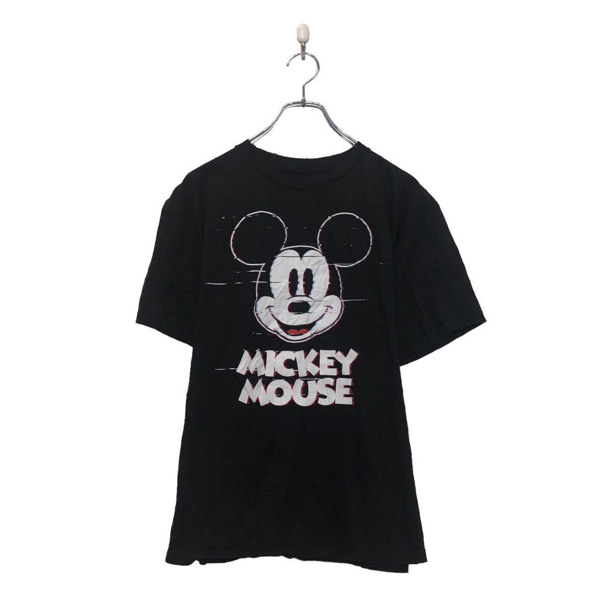 Disney 半袖 ロゴ Tシャツ ディズニー XL ブラック キャラクター ミッキー ビッグサイズ 古着卸 アメリカ仕入 a604-6036_画像1