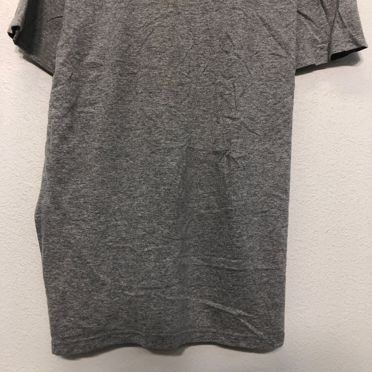 M&O Gold 半袖 プリント Tシャツ L グレー グリーン バックプリント クルーネック 古着卸 アメリカ仕入 a604-6180_画像6