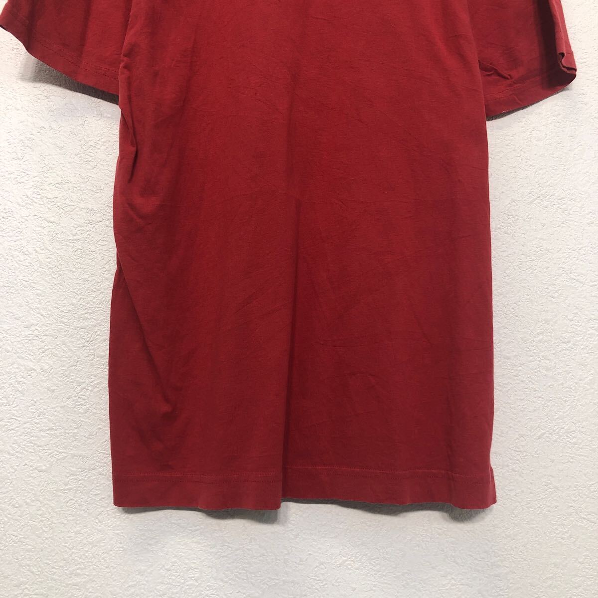 PUMA 半袖 ロゴ Tシャツ M レッド ホワイト プーマ プリント クルーネック 古着卸 アメリカ仕入 a604-6637_画像6