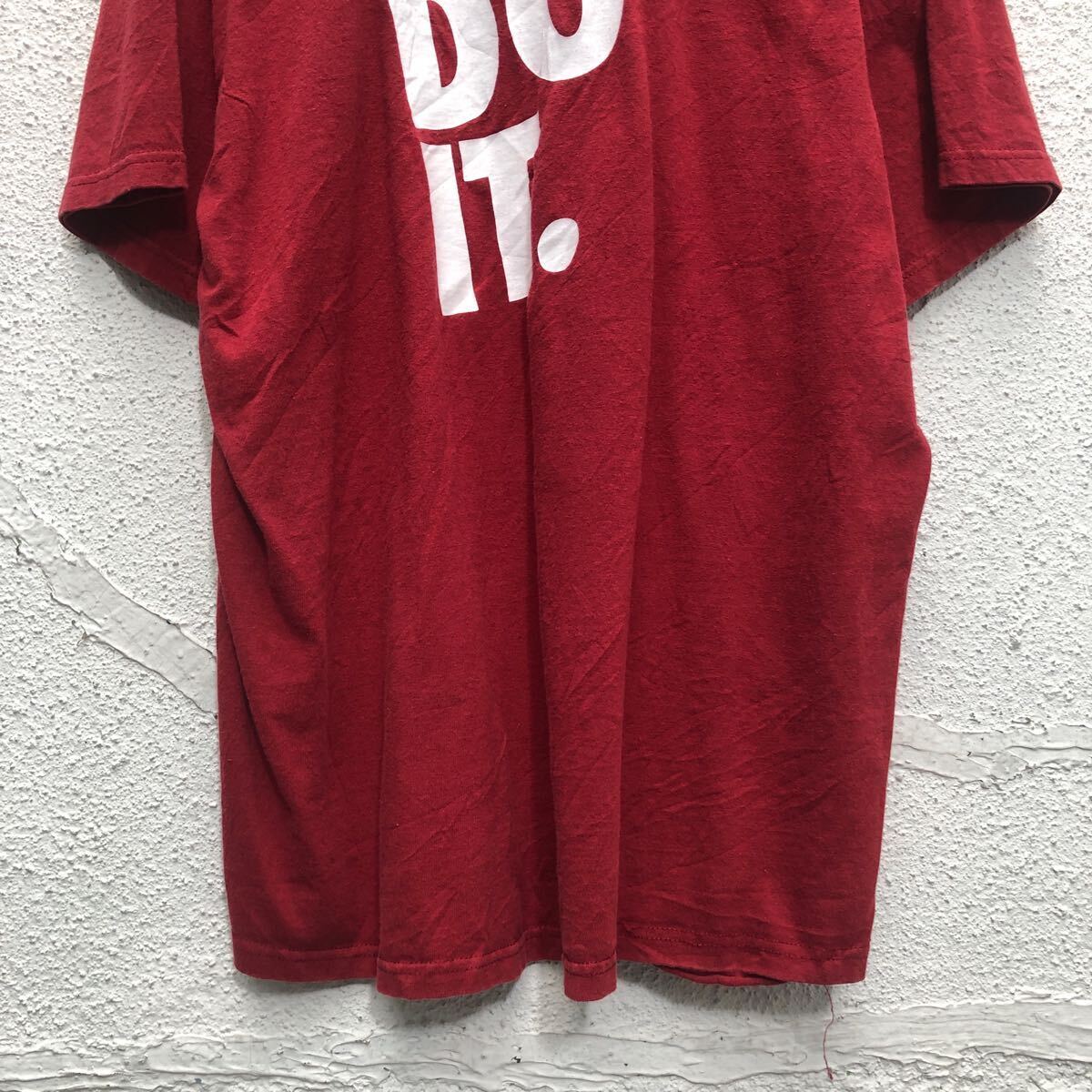 NIKE 半袖 プリント Tシャツ ナイキ レッド バックプリント ロゴ クルーネック 古着卸 アメリカ仕入 a604-7031_画像6