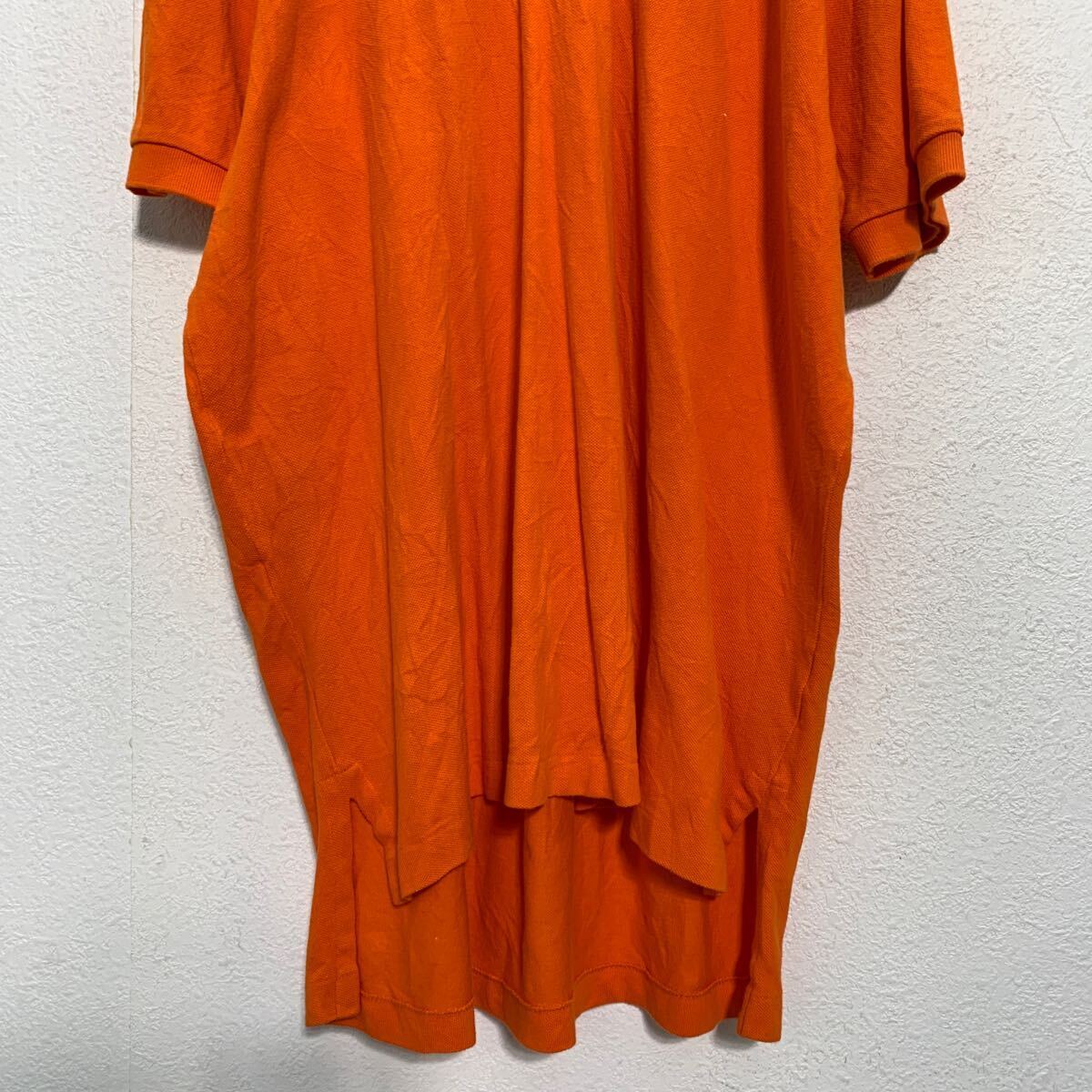 Polo Ralph Lauren 半袖 無地ポロシャツ 2XL オレンジ ポロラルフローレン ビッグサイズ 鹿子 ロゴ古着卸 アメリカ仕入 a604-7100_画像3