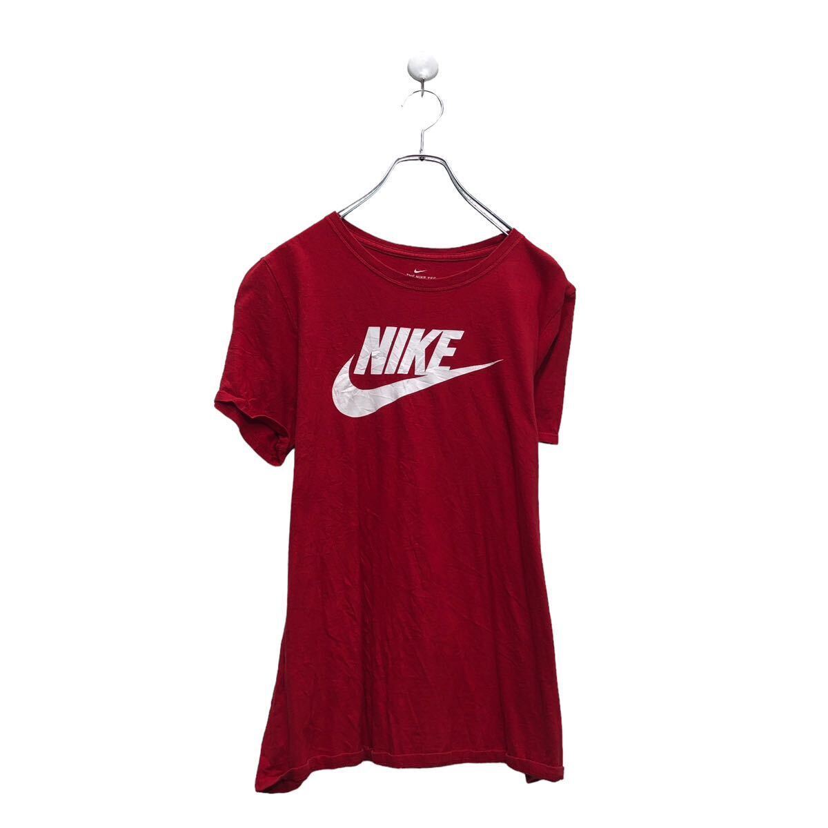 NIKE 半袖 ロゴ Tシャツ ナイキ L レッド クルーネック 古着卸 アメリカ仕入 a604-7185_画像1