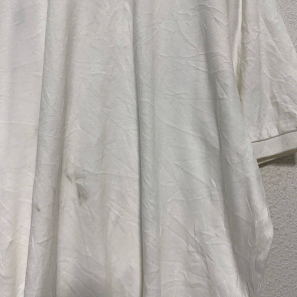 POLO RALPH LAUREN 半袖 無地ポロシャツ XL ホワイト ポロラルフローレン ビッグサイズ ワンポイントロゴ 古着卸 アメリカ仕入 a604-7209_画像8