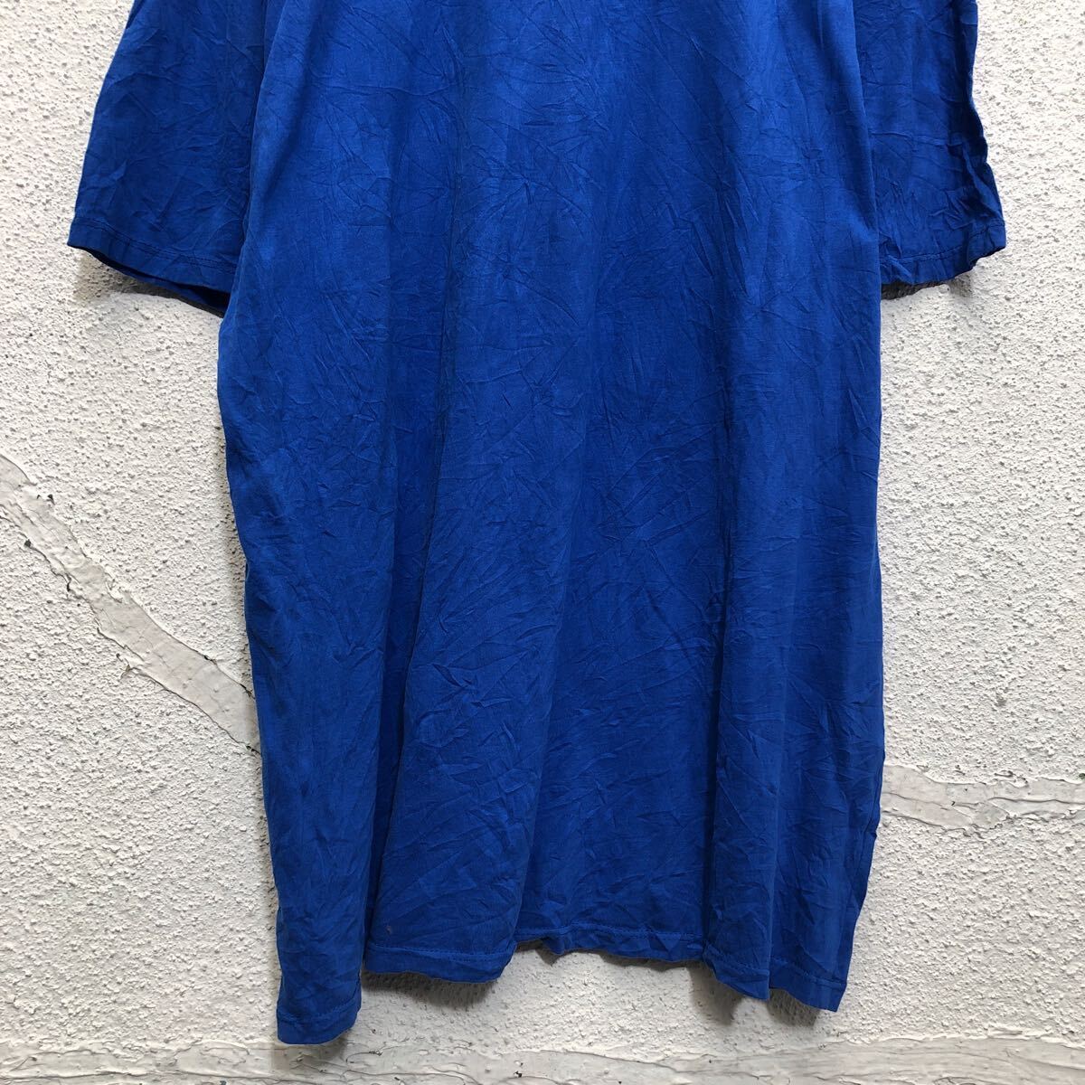NIKE 半袖 ロゴ Tシャツ ナイキ XL ブルー ビッグサイズ イラスト クルーネック 古着卸 アメリカ仕入 a604-7230_画像6
