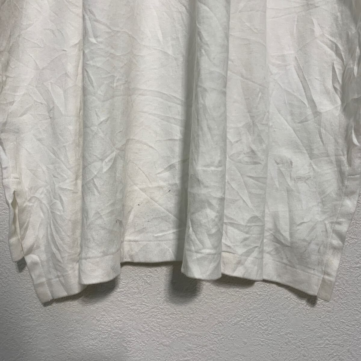 POLO RALPH LAUREN 半袖 無地ポロシャツ XL ホワイト ポロラルフローレン ビッグサイズ ワンポイントロゴ 古着卸 アメリカ仕入 a604-7209_画像9