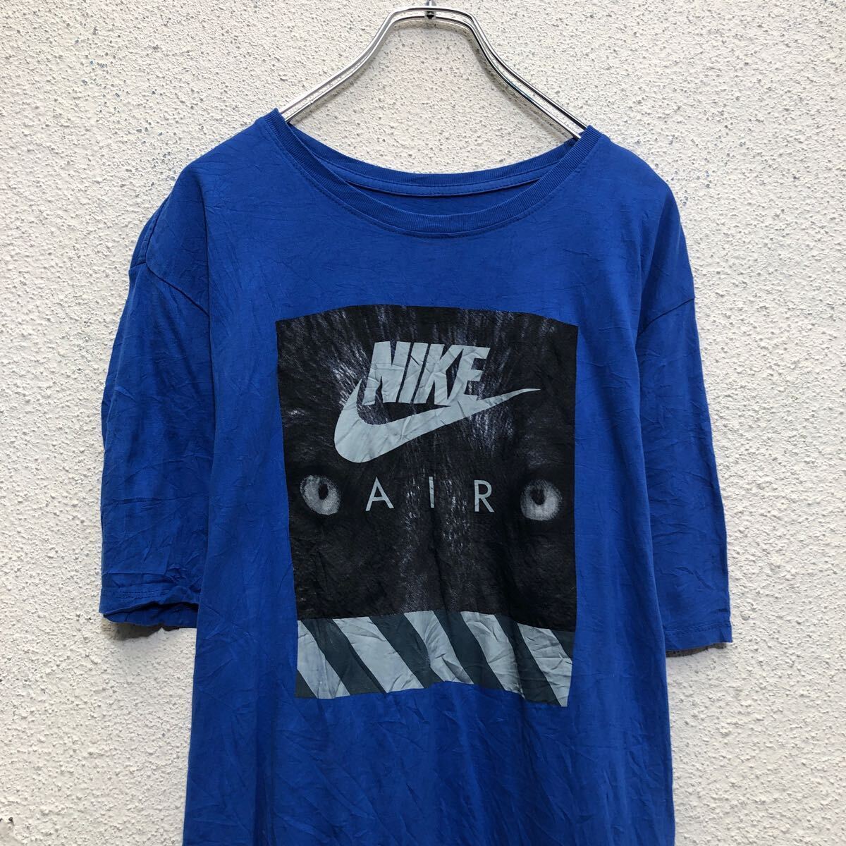 NIKE 半袖 ロゴ Tシャツ ナイキ XL ブルー ビッグサイズ イラスト クルーネック 古着卸 アメリカ仕入 a604-7230_画像2