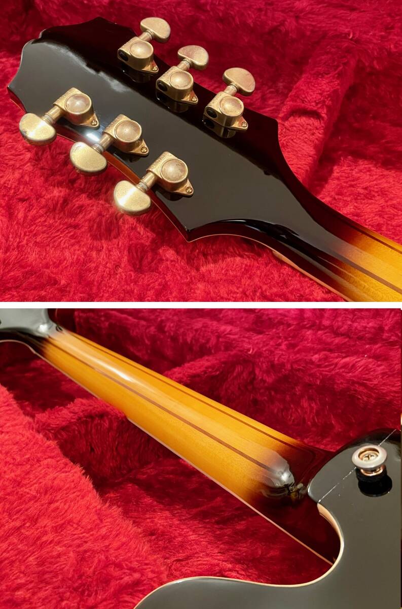 Epiphone sheratonⅡ VS・エピフォン シェラトンⅡ VS セミアコ Vintage Sunburstの画像8