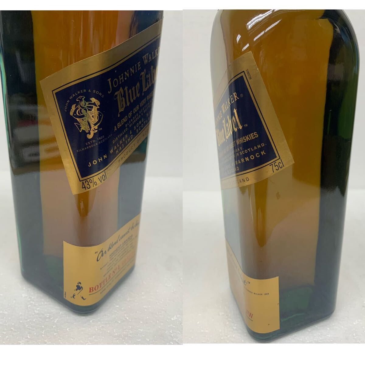 JOHNNIE WALKER BLUE LABEL ジョニーウォーカー ブルーラベル スコッチ ウイスキー 750ml 43% 箱入 未開封 古酒 _画像5