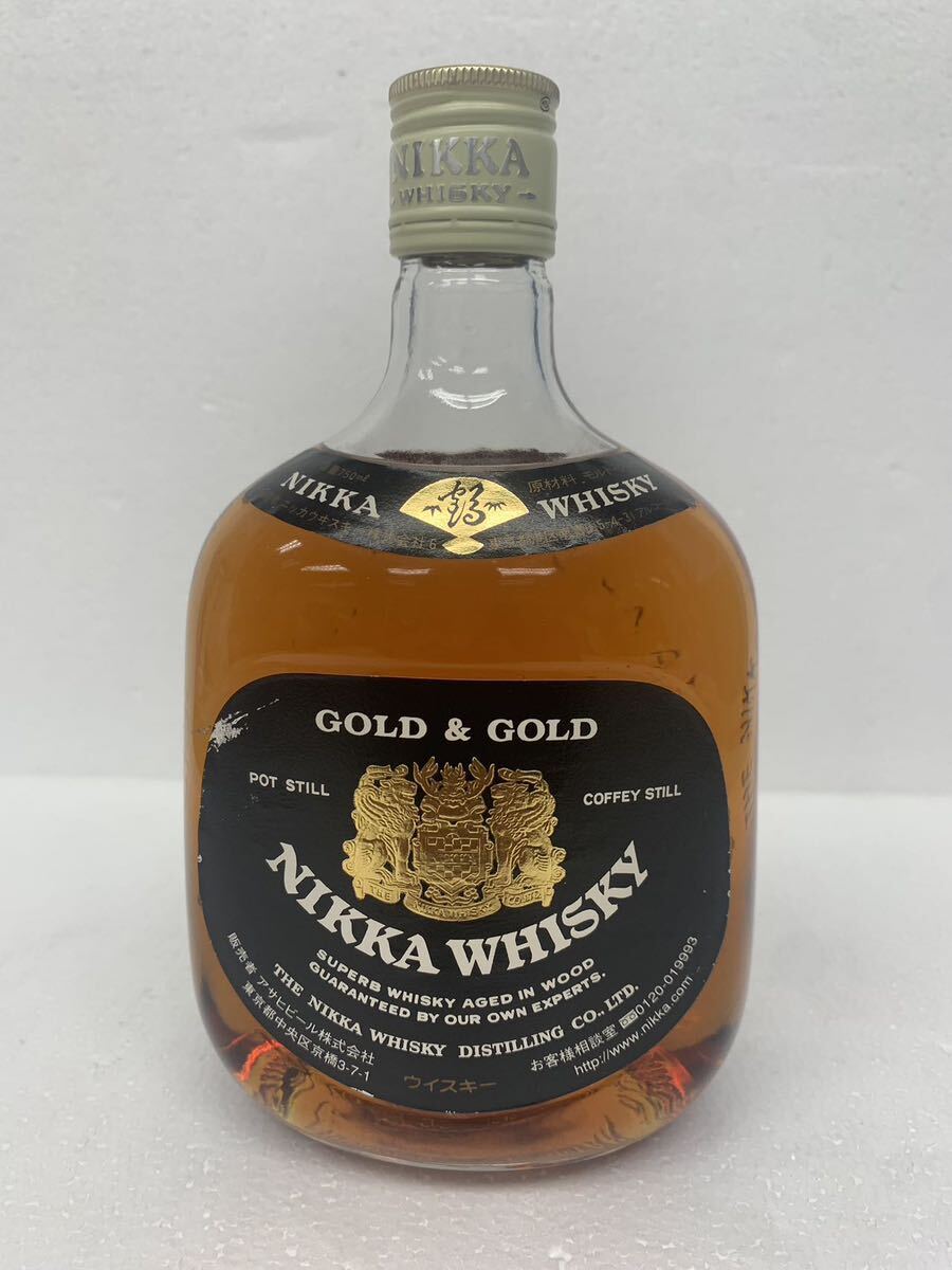 ニッカウイスキー gold&gold NIKKA whisky 古酒_画像2