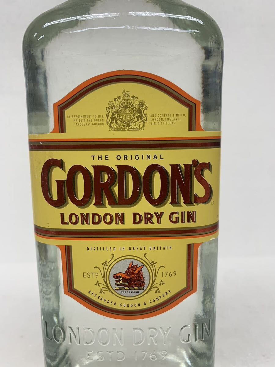 旧ボトル ゴードン ドライジン Gordon's Dry Gin 700ml 40%の画像3