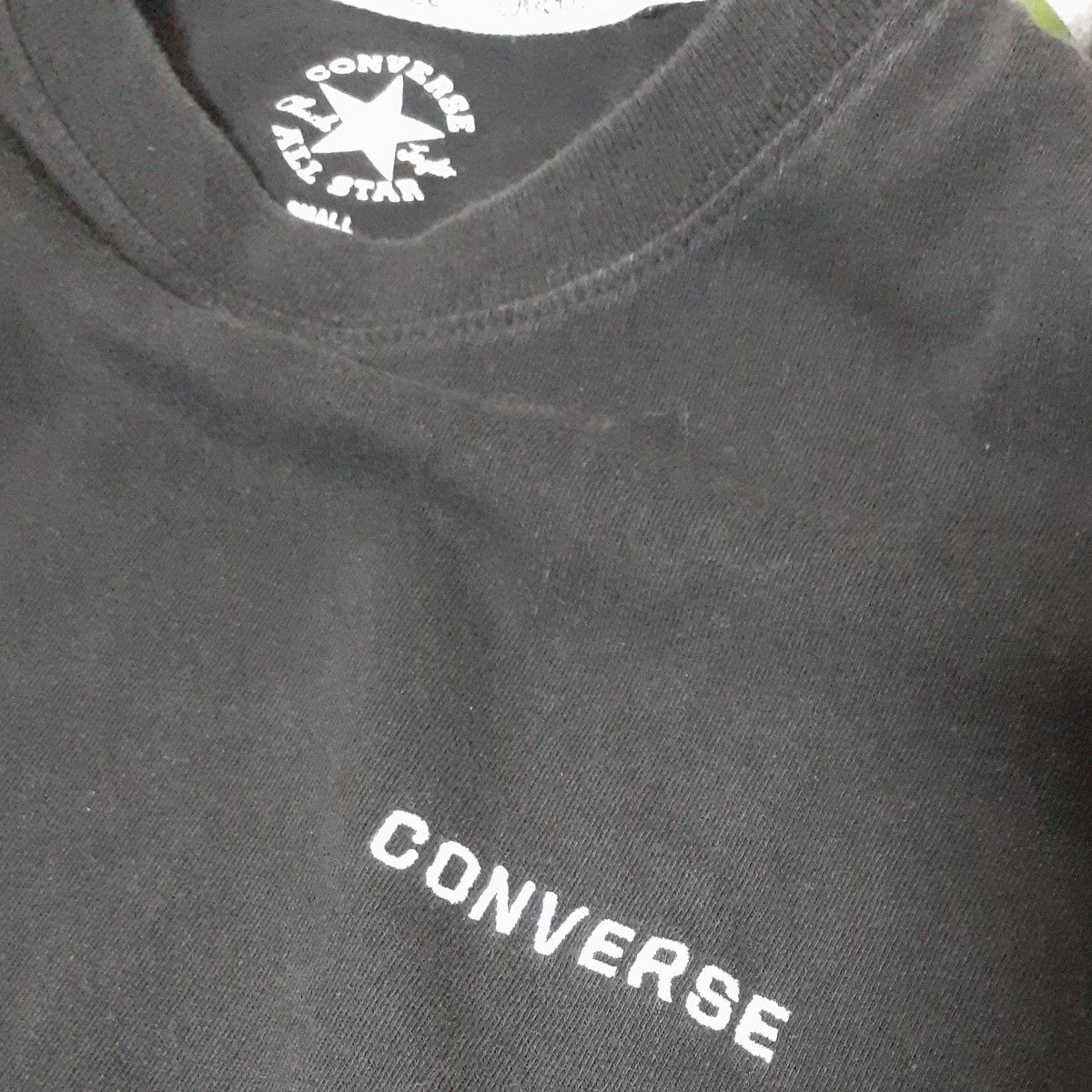 メンズ CONVERSE Tシャツ 半袖 ブラック Sサイズ