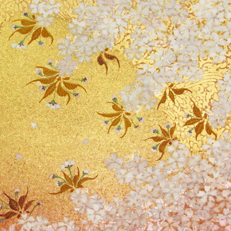 【GINZA絵画館】石踊達哉 日本画４号「桜」共シール・花鳥画名人・人気作家１点もの KY16G0M0S7A5V4Qの画像6