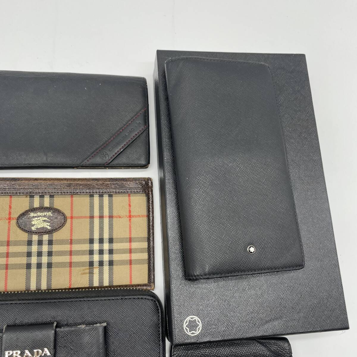 GUCCI バーバリー MONTBLANC プラダ など 【 14点 まとめ セット 】 大量 財布 小物 グッチ BURBERRY モンブラン PRADA COACH コーチ_画像4