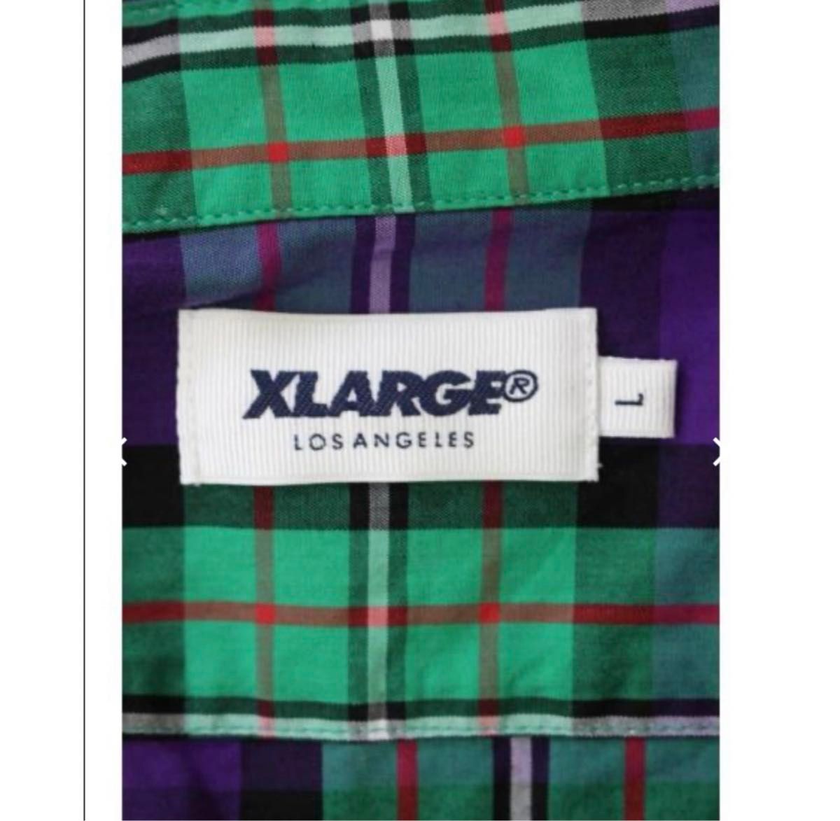 XLARGE チェックシャツ