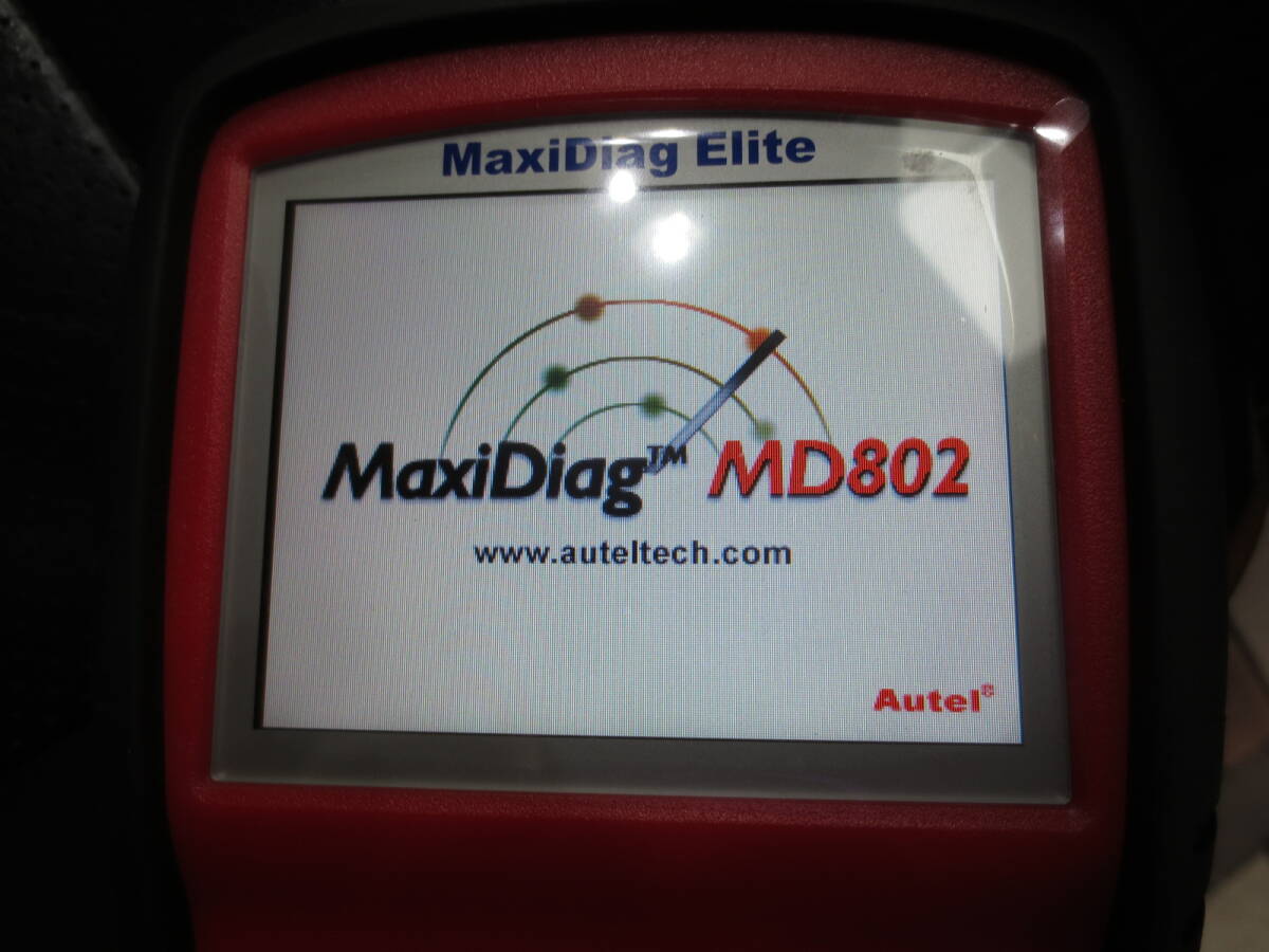 Autel MaxiDiag Elite MaxiDiag MD802 OBD 故障診断機 診断機 スキャンツール 4システム 英語表記の画像5