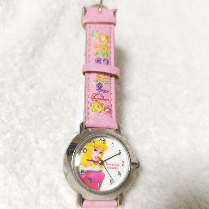 腕時計 ディズニー プリンセス ピンク ジャンク品 kids
