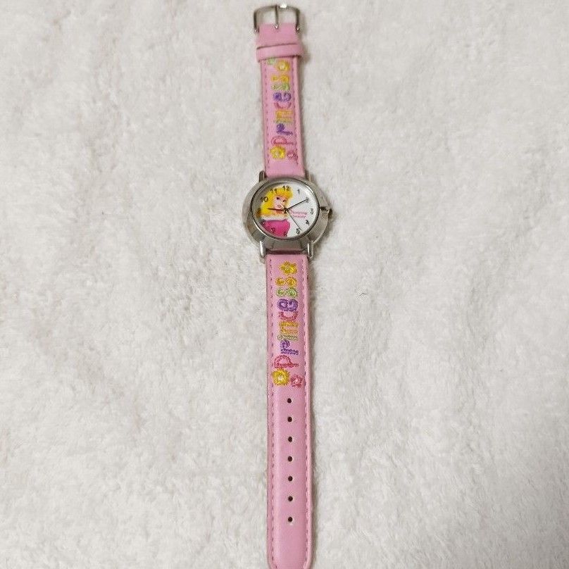 腕時計 ディズニー プリンセス ピンク ジャンク品 kids