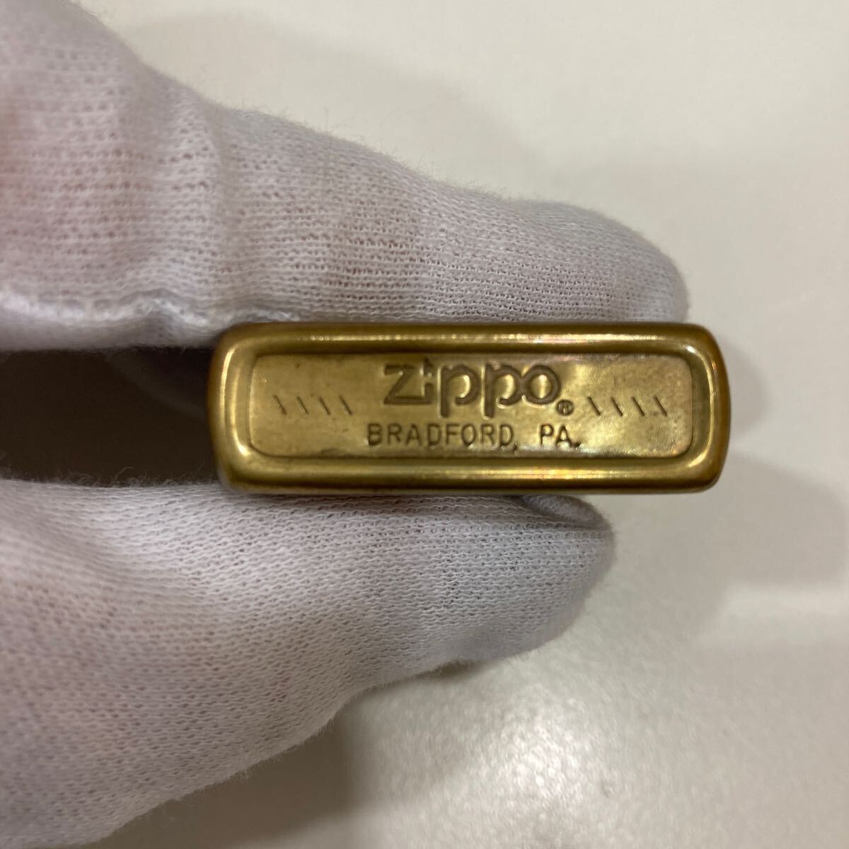 【１円スタート】ジッポzippo 真鍮 オイルライター 沖縄ZIPPO ジッポー の画像3