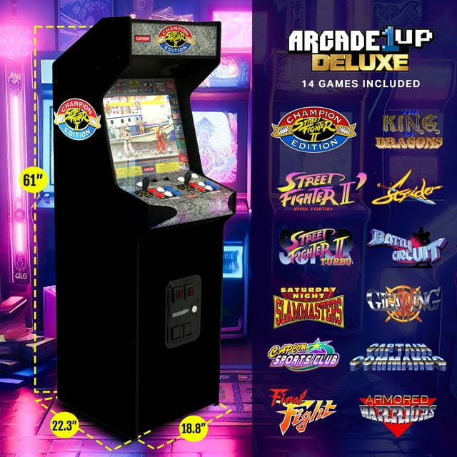 取扱終了の為在庫僅か (2023年秋最新リリース) Arcade1Up Street Fighter II Deluxe ストリートファイター2 デラックス 新品未使用の画像5