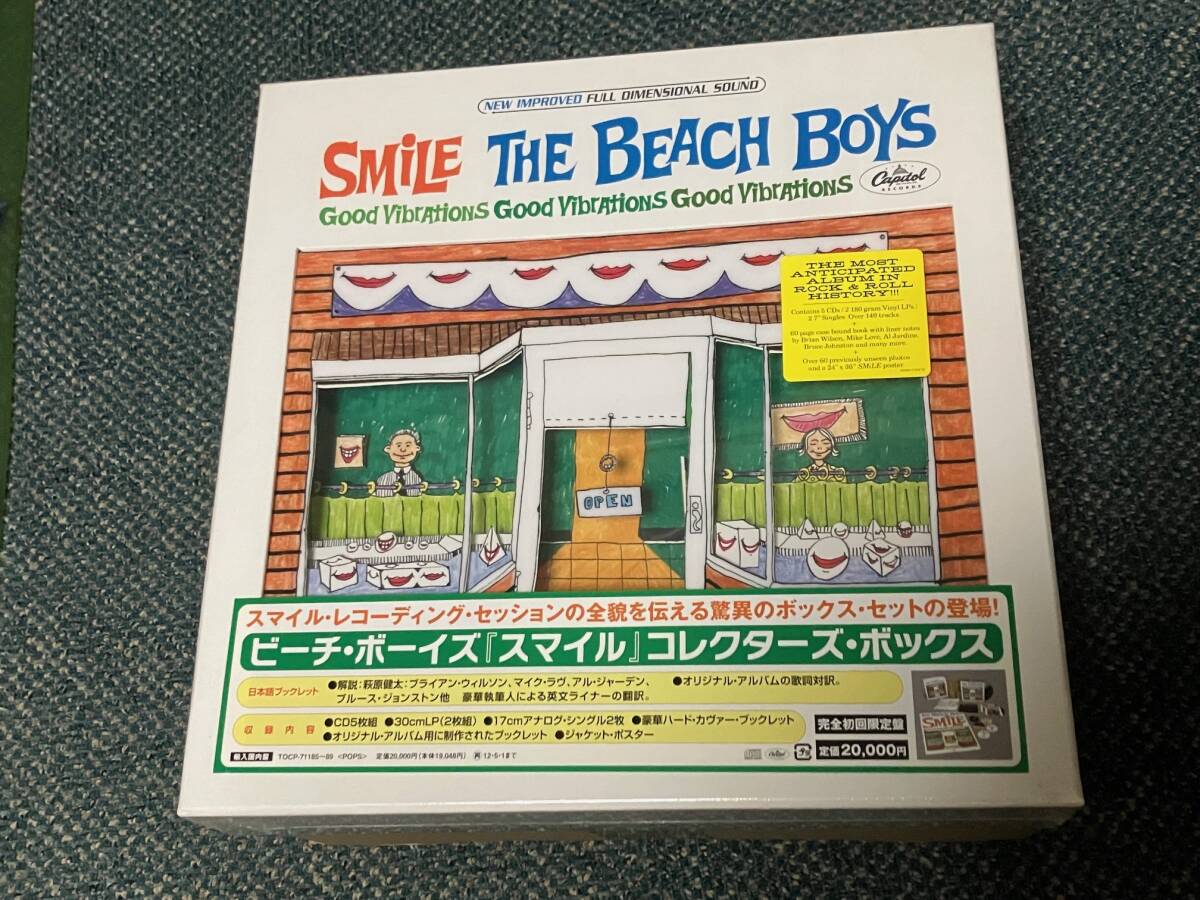 The Beach Boys/SMILE コレクターズ・ボックス 国内盤 新品 5CD+2LP+2×7inch+ブックレット ビーチ・ボーイズの画像1