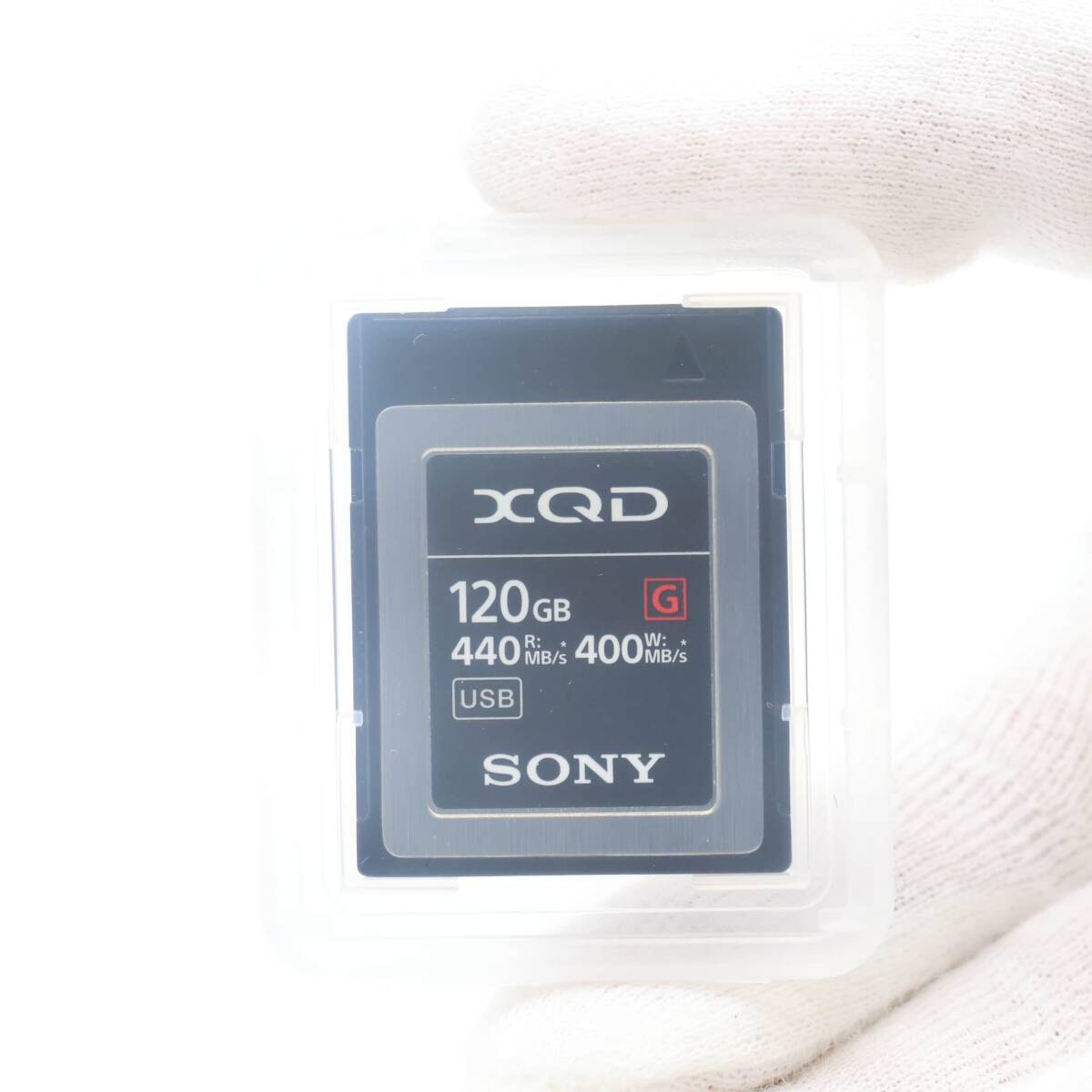 #b1104【美品】 SONY ソニー XQDメモリーカード Gシリーズ 120GB QD-G120F_画像1