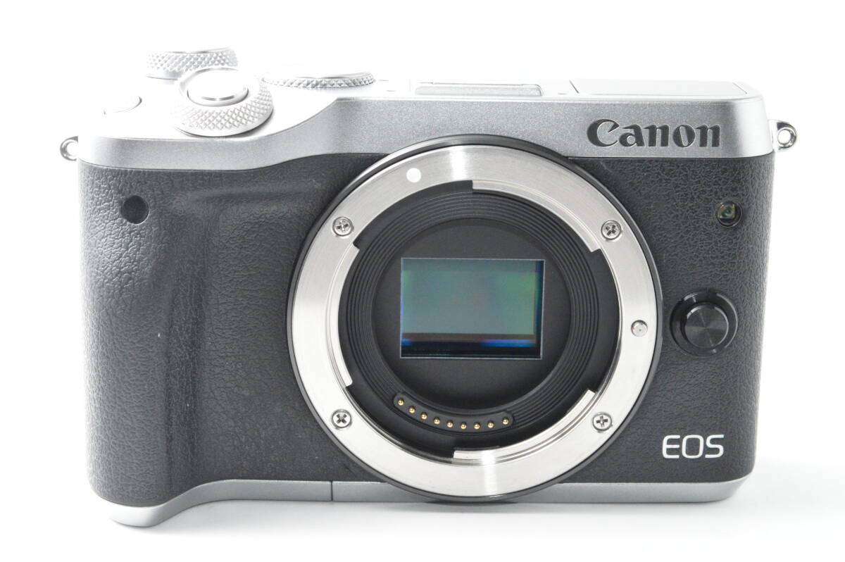 #a1492【良品】 Canon キヤノン EOS M6 ボディ シルバーの画像2