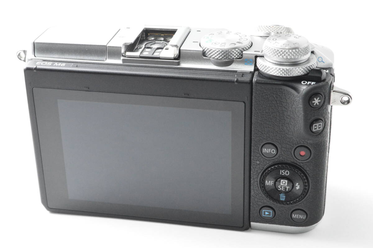 #a1492【良品】 Canon キヤノン EOS M6 ボディ シルバーの画像5