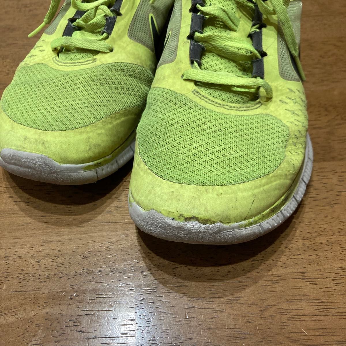 Nike Free Run＋3 ナイキ フリーラン＋3 ライムグリーン色 28.0cm スニーカー