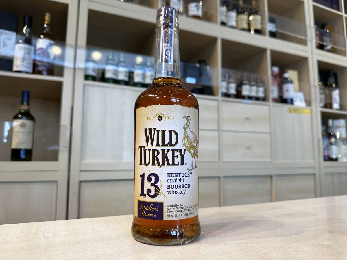 41353 WILD TURKEY ワイルドターキー 13年 ディスティラリーズ リザーブ 700ml 45.5％ 箱付 バーボン_画像2