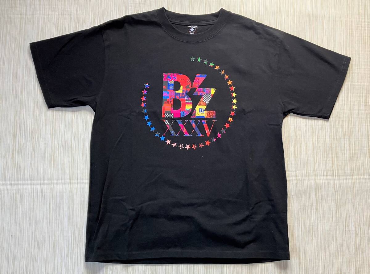 B'z ツアーTシャツ★B'z LIVE-GYM Pleasure 2023-STARS-★黒/Lサイズ_画像1