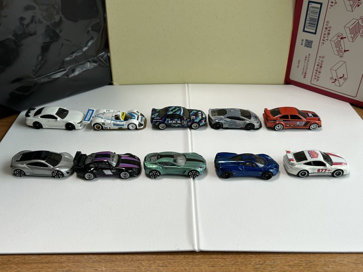 Hot Wheels 10台セット ［s15］［787b］［gtt32hks］［ウラカン］［bmw］［nsx］［ポルシェ］［アストンマーチン］［パガーニ］などの画像5